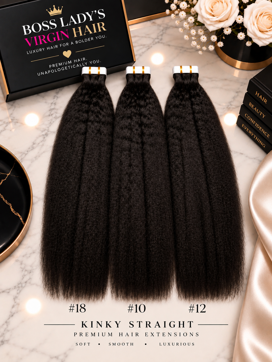 20 PCS KINKY STRAIGHT